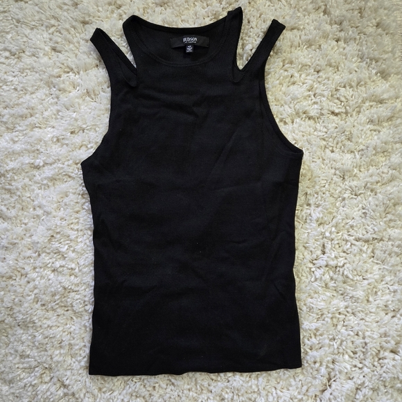 Hudson ribbed cutout shoulder tank top, medium, NWOT - Picture 2 of 8